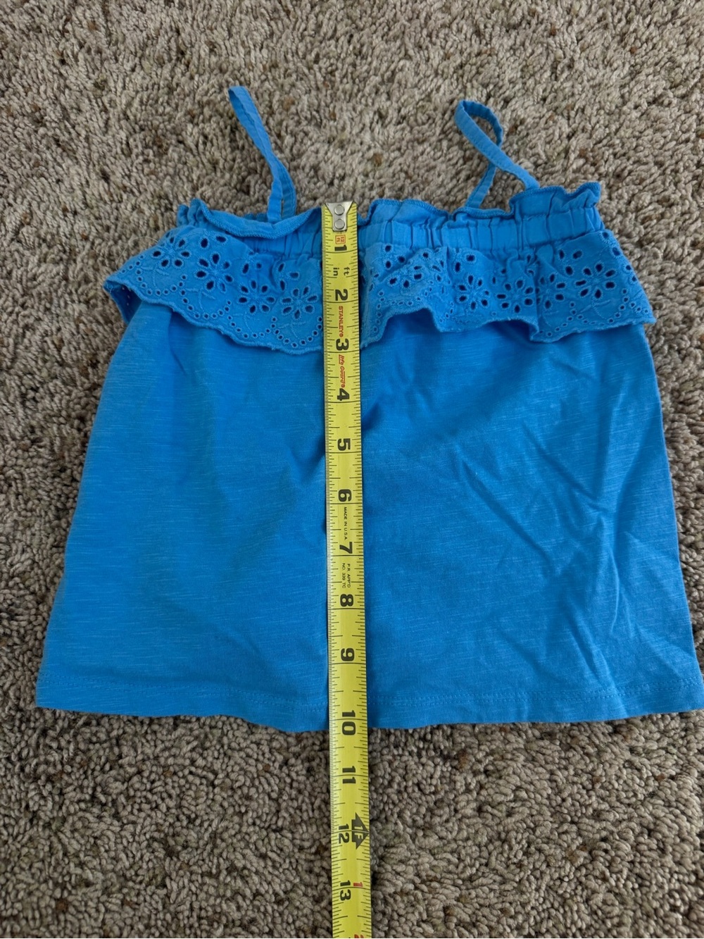 Zara Bright Blue Toddler Top